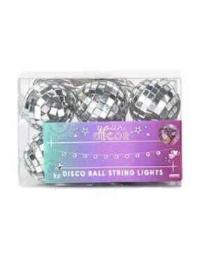 Your Decor Disco Ball String Lights-NWT